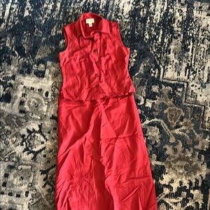 Talbots 2 piece set - linen